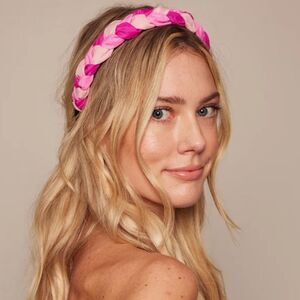 Eugenia Kim Stella Headband NWT $135 Braided Pink Hair Accessories Gift